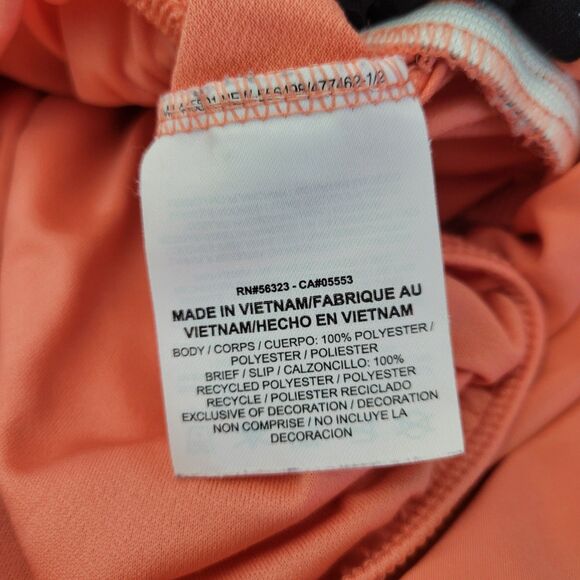 Nike Dri-Fit Women's Size M Salmon Black White Lined Drawstring‎ Running Shorts - Picture 9 of 10